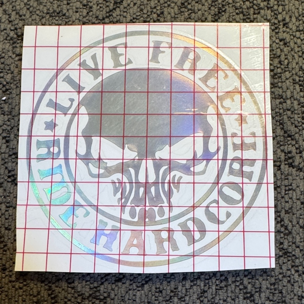 Live Free Ride Hardcore Decal - Picture 4 of 5